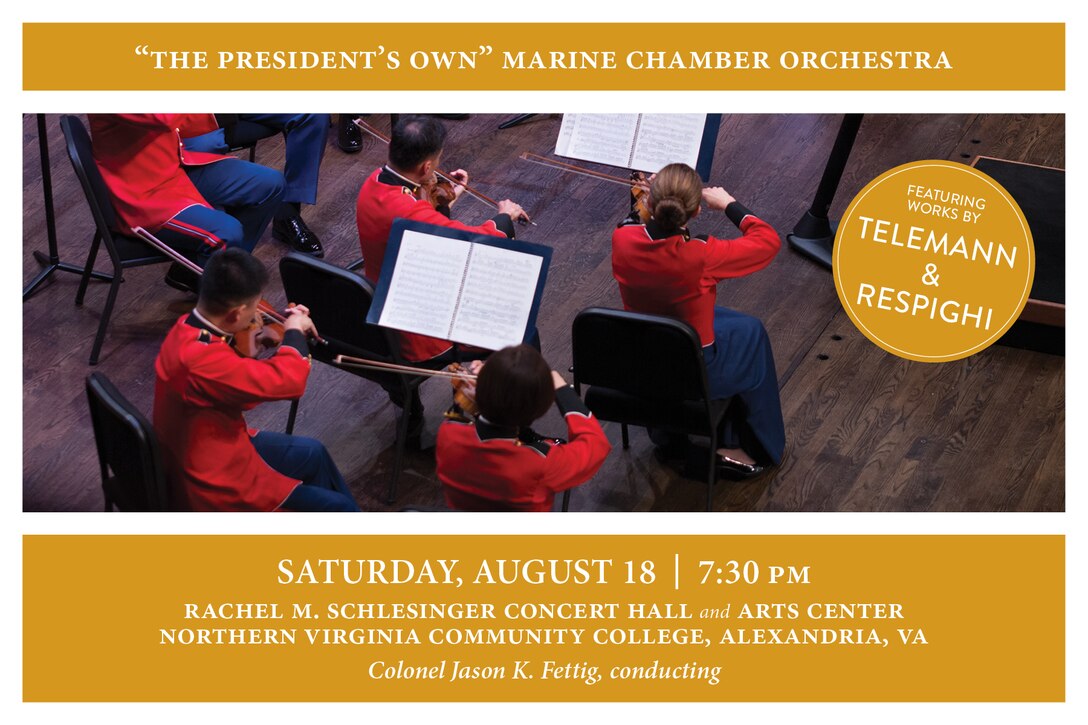 Marine Chamber Orchestra Concert Aug. 18