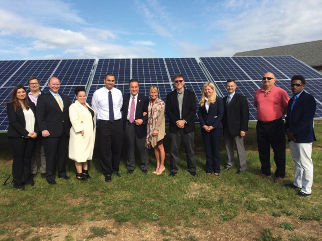 U.S. Environmental Protection Agency’s Edison campus solar panel generation field