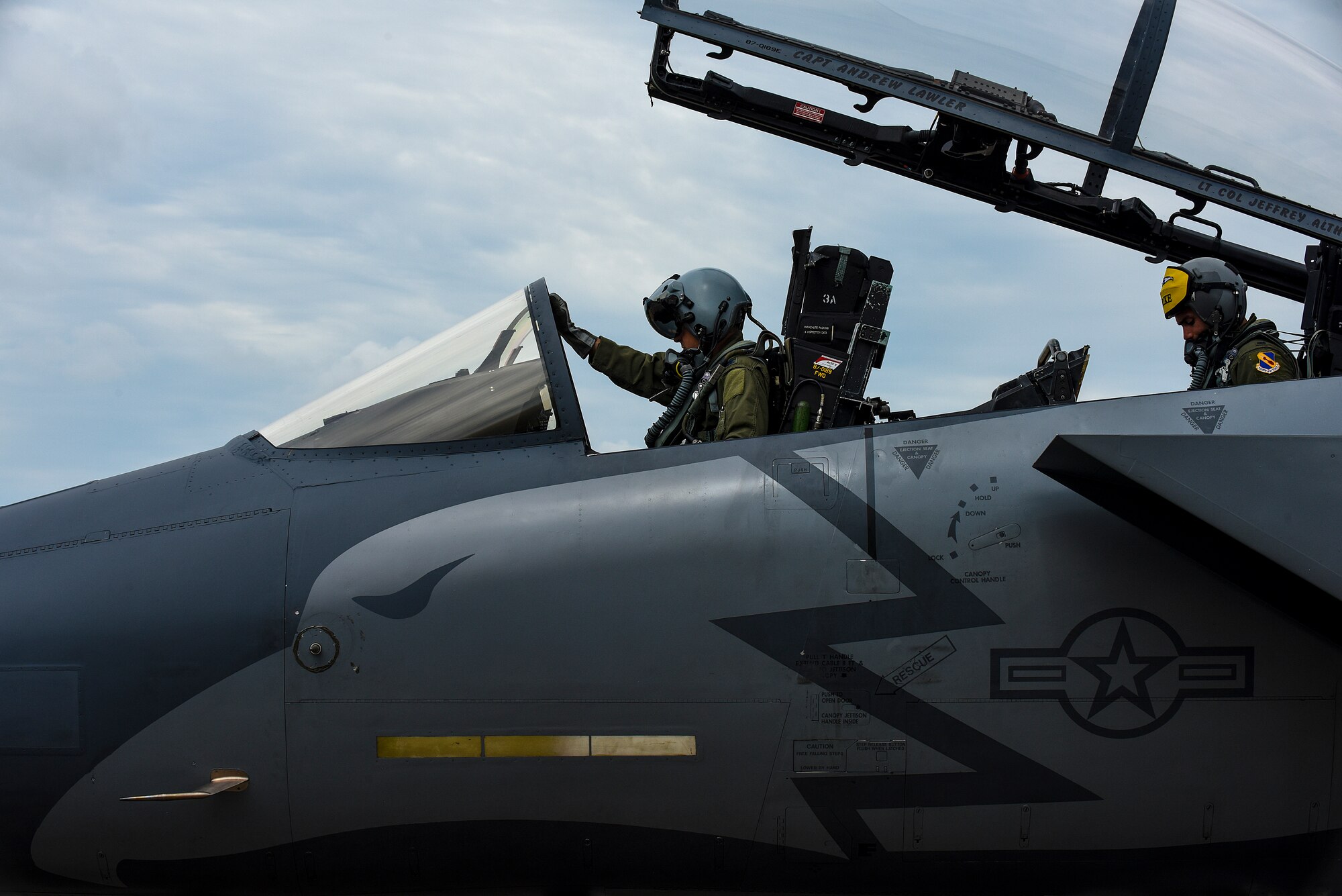 Col. Sage takes final flight as 4th FW commander