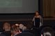 Holocaust Military Education Program Director, Dr. Gail Wallen, speaks during the Holocaust Remembrance at the Event Center on Goodfellow Air Force Base, Texas, June 14, 2018. Wallen spoke about the importance of addressing our past so that we can see the ‘hows’ and the ‘whys’ that allowed for such tragedies to happen. (U.S. Air Force Base, Texas, June 14, 2018. (U.S. Air Force Photo by Airman 1st Class Zachary Chapman)