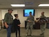 Hal Moore and his wife, Christy, accept a shadow box from U.S. Air Force Lt. Col. George Cole, 307th Maintenance Squadron commander and Master Sgt. Gene Watkins, 307th MXS metals technology supervisor, during Employer Appreciation Day at Barksdale Air Force Base, June 2, 2018.   The 307th MXS expressed their appreciation to Moore, owner of Moore Metal Plating Corporation, for his unwavering commitment to the Air Force mission for the past several decades. (U.S. Air Force photo by Staff Sgt. Callie Ware/released)