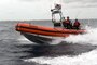 Coast guard boats conduct training off the Bahamas