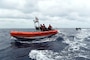 Coast guard boats conduct training off the Bahamas