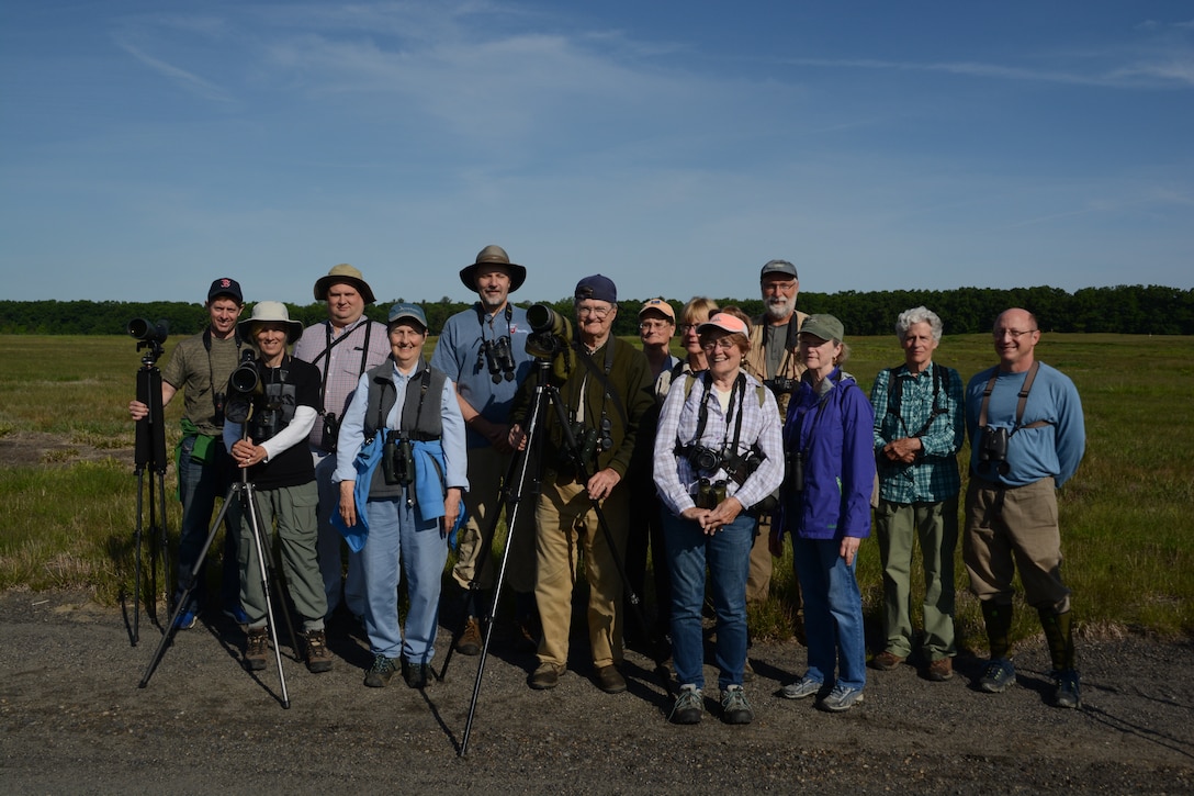 Members from three Massachusetts bird clubs visited Westover Air Reserve Base to see two rare species of birds. Westover's large grassland provides a suitable habitat for these birds. (U.S. Air Force photo by Senior Airman Max Goldberg