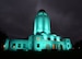 On an overcast morning, building 100 at Joint Base San Antonio-Randolph, Texas, nicknamed the Taj Mahal, glows brightly to welcome a new day. The building was completed in 1931 and is actually a 500,000-gallon water tank along with office space, base movie theater and is the most prominent location on base. (U.S. Air Force photo by Alex R. Lloyd)