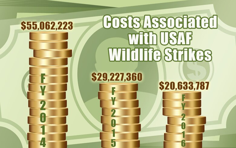 Team Dover installed the Merlin bird radar system June 8, 2018, at Dover AFB, Del. The cost of damages from bird strikes has gone down since 2014.  (U.S. Air Force graphic/ Mauricio Campino)