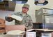 Senior Airman Young Jung places tortillas in a pan while preparing for lunch in the Blatchford-Preston Complex Dining Facility at Al Udeid Air Base, Qatar, June 19, 2018. Jung is assigned to the 379th Expeditionary Force Support Squadron as a food service specialist. (U.S. Air Force photo by Staff Sgt. Enjoli Saunders)