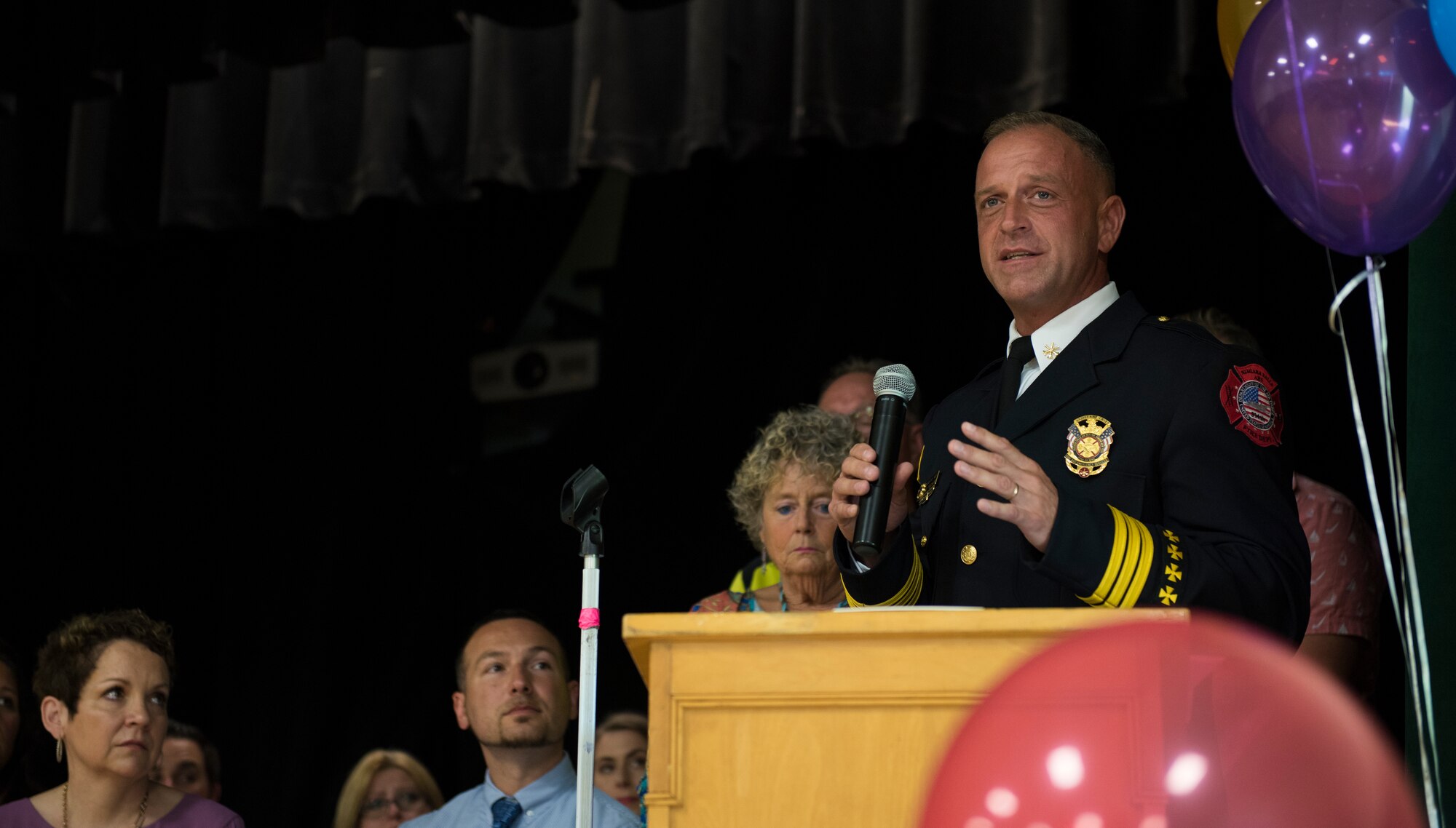 NFARS Assistant Fire Chief spreads message of kindness to elementary school students