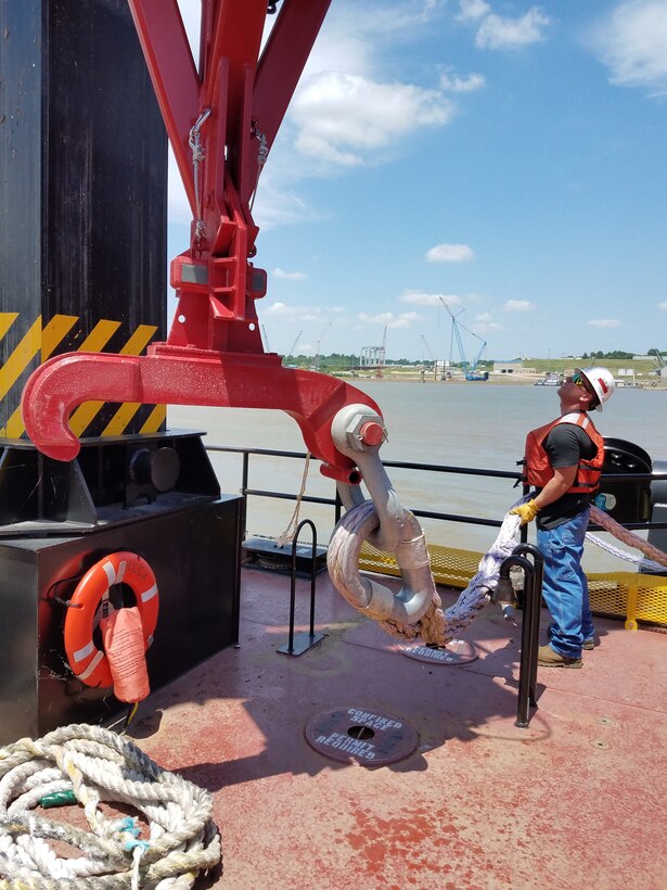 Louisville District personnel continue testing new equipment at Olmsted Locks and Dam