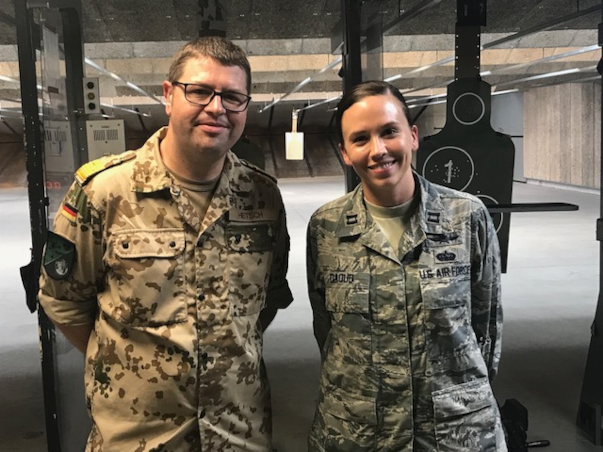 Capt. Randi Daoud, a member with the 178th Wing, hosted Christian Hetsch, a commander with the German Navy, as part of the Military Reserve Exchange Program, June 4-14, 2018 in Springfield, Ohio. Daoud planned an action-packed, two week tour of the National Guard to provide Hetsch with a better understanding of how the United States military operates.