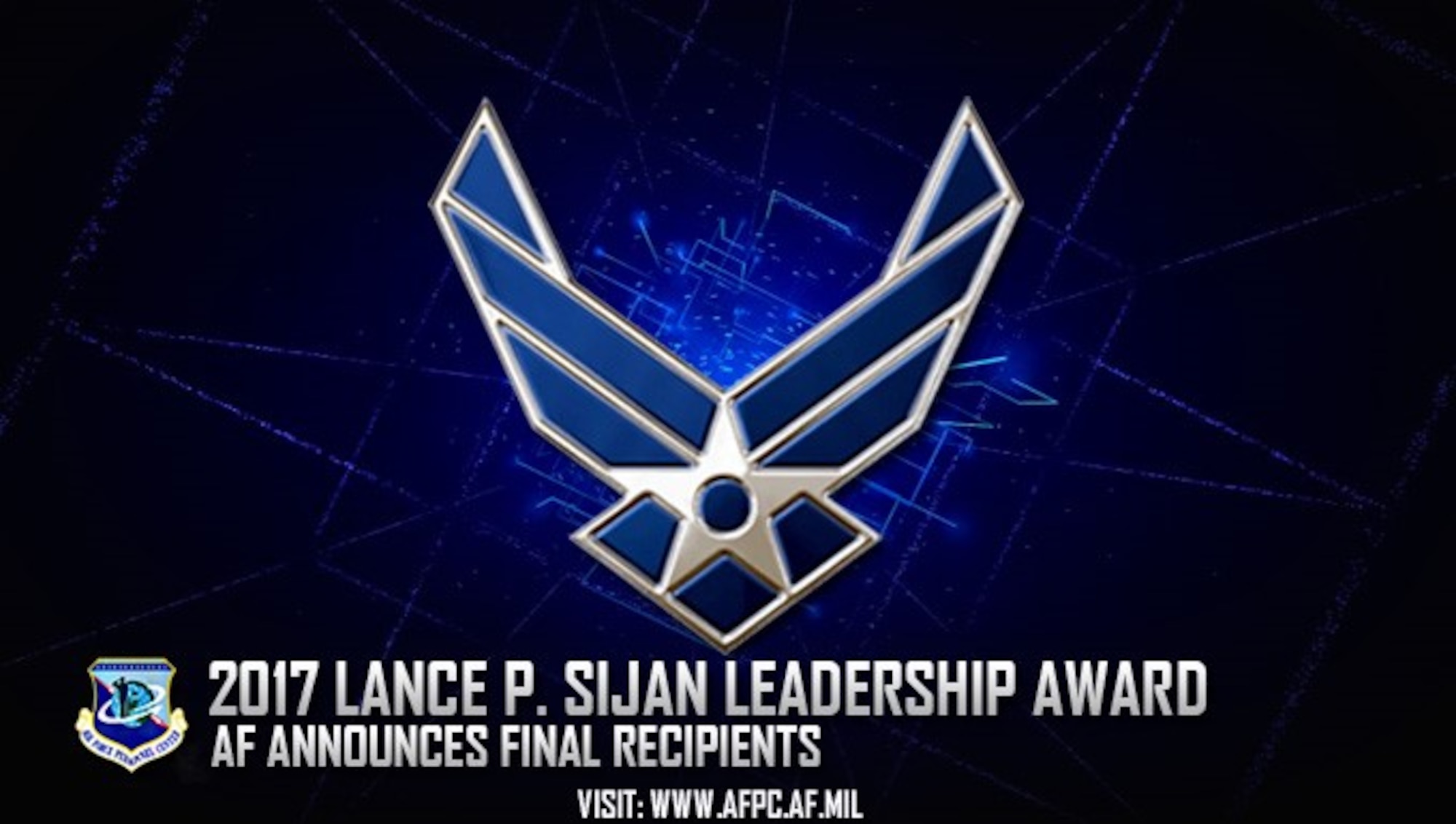Air Force announces 2017 Sijan award winners