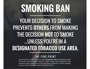 Failure to obey the set forth instruction in reference to smoking outside of designated smoking areas at Misawa Air Base, Japan, is a direct violation of Article 92 and legal reprimand will be implemented. (U.S. Air Force graphic by Tech. Sgt. Benjamin Stratton)