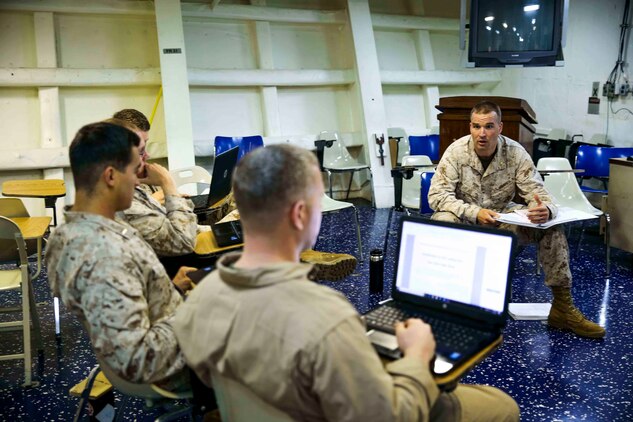 EWS Training aboard USS Iwo Jima