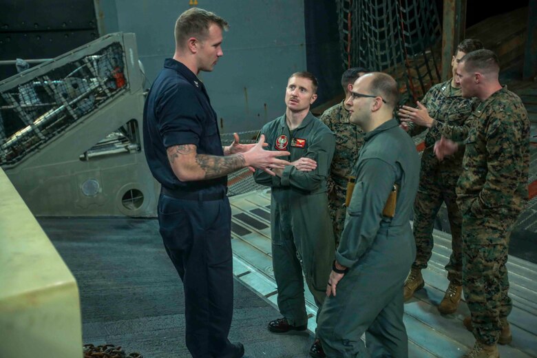 EWS Training aboard USS Iwo Jima