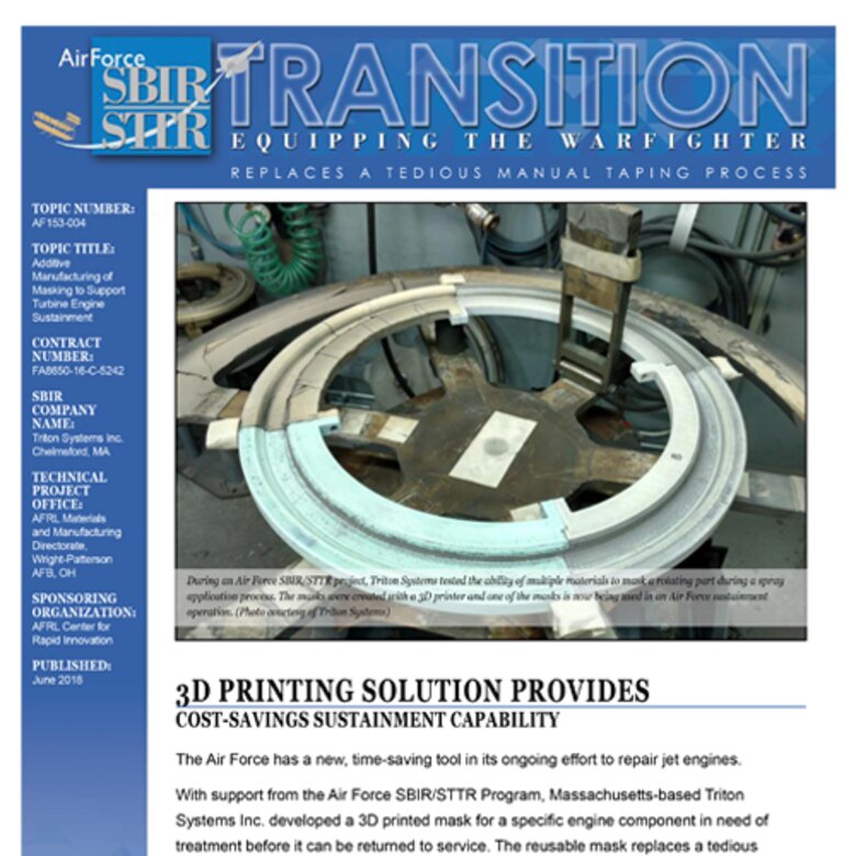 3d Printing Solution Provides Cost Saving Sustainment Capability