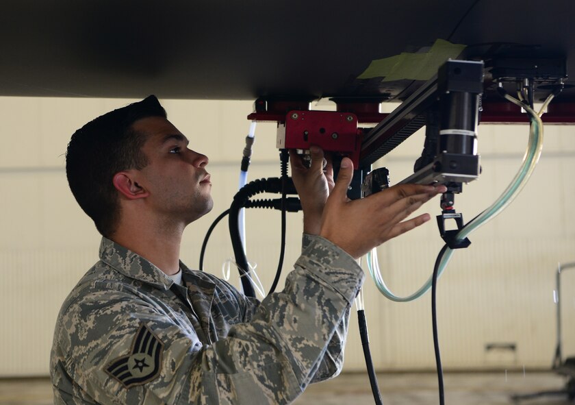 Beale NDI team’s unique, time-saving RQ-4 inspection process