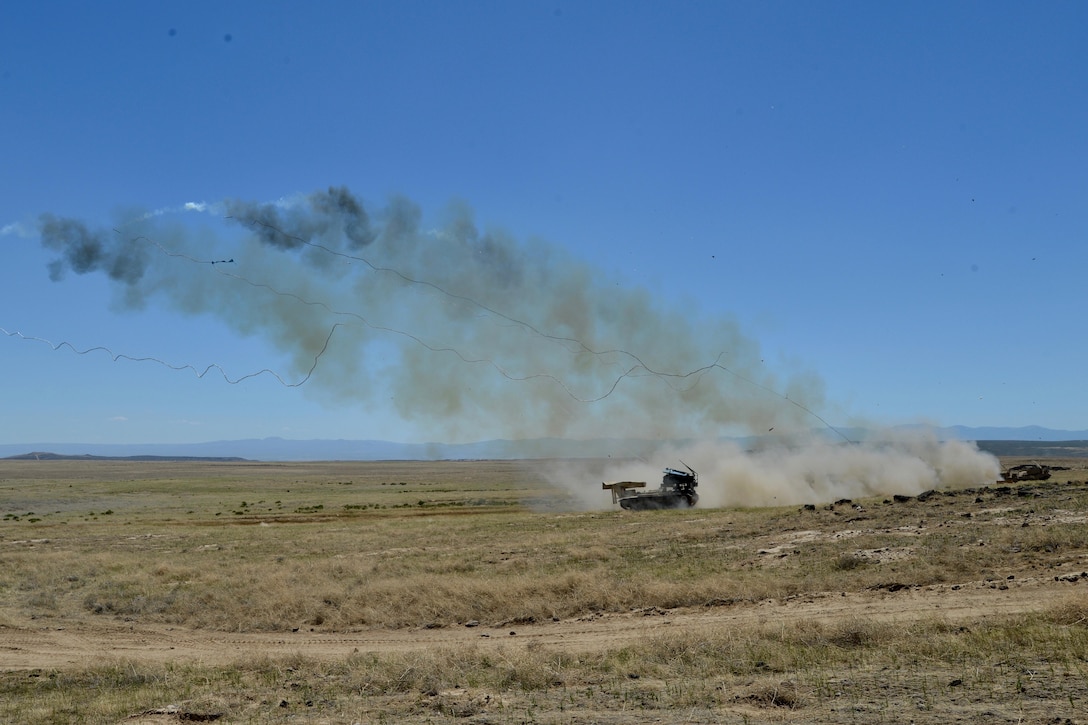 Soldiers conducted an M58 mine clearing line charge live-fire.