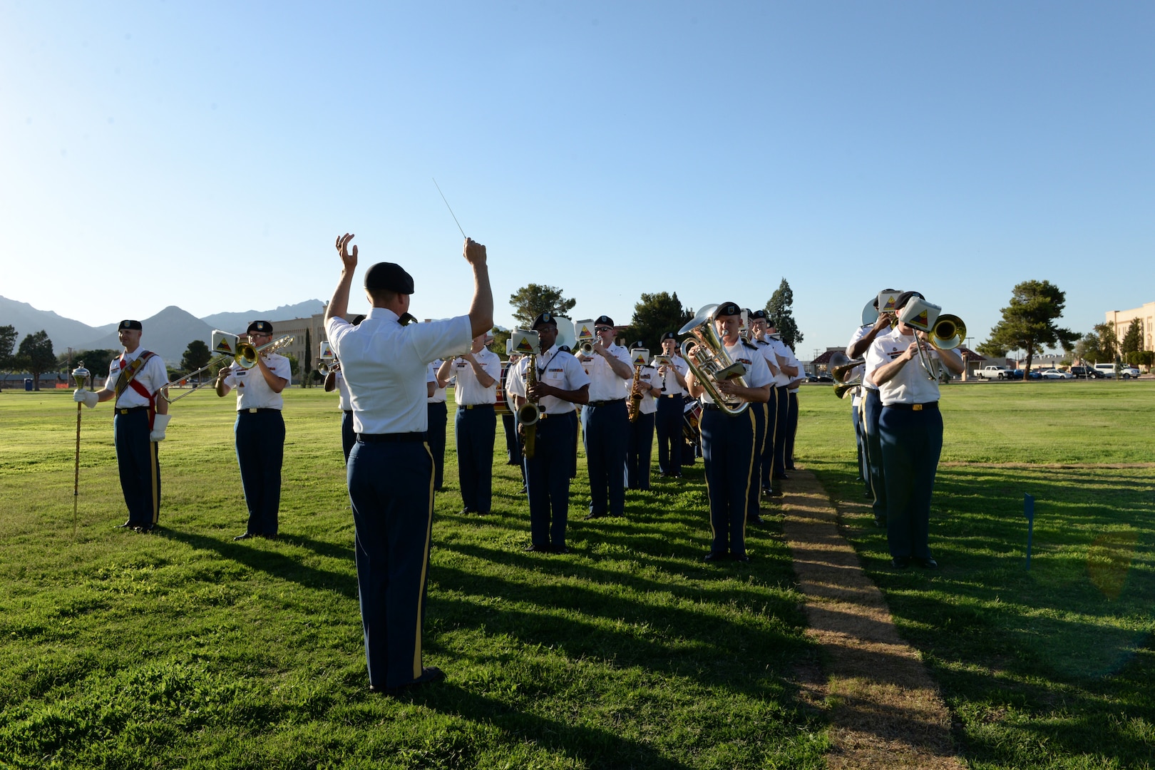 Elite military soccer players from around the world participate in the opening ceremonies at Fort Bliss June 21 ahead of the 2018 Conseil International du Sport Militaire (CISM) World Military Women's Football Championship. International military teams are here to crown the bst women soccer players among the nine militaries participating.