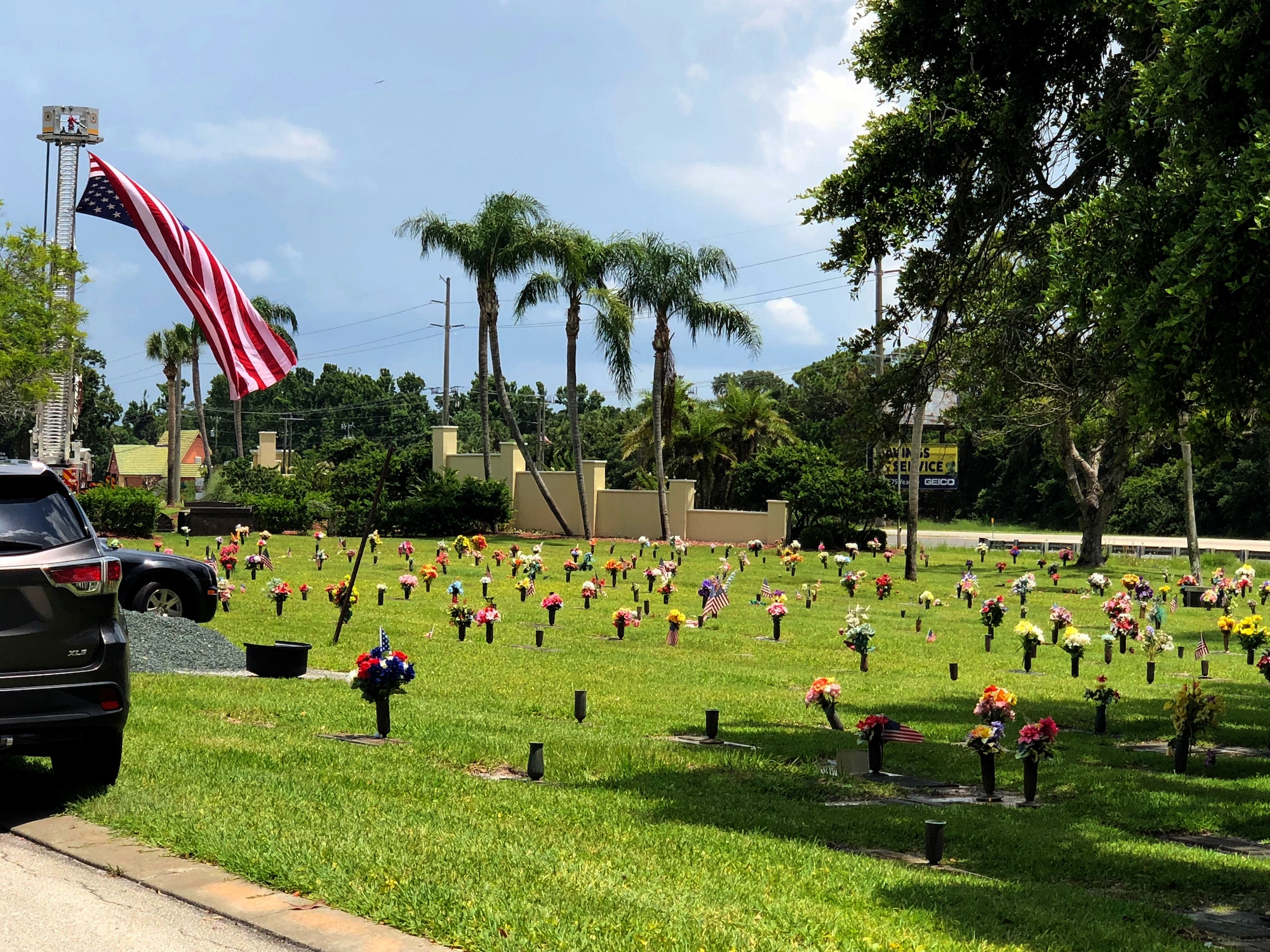 Loved ones and fellow Reserve Citizen Airmen paid respects as Master Sgt. William Posch was laid to rest with full military honors at Florida Memorial Gardens Thursday, June 21.  Air Force Reserve Master Sgt. William Posch, 36, Indialantic, Florida, was a pararescuemen assigned to the 308th Rescue Squadron providing combat rescue support for Inherent Resolve when he and seven Airmen were killed in an HH-60G Pave Hawk helicopter crash in Anbar Province, Iraq, March 15, 2018. Also in attendance were Maj. Gen. Derek P. Rydholm, Deputy to the Chief of Air Force Reserve, Headquarters U.S. Air Force Washington, D.C.; Maj. Gen. Ronald "Bruce" Miller, 10th Air Force commander; and Chief Master Sgt. James W. Loper, Command Chief both with the 10th Air Force, Naval Air Station Fort Worth Joint Reserve Base, Texas; as well as the 920th Rescue Wing commander, Col. Kurt A. Matthews and wing leadership. (U.S. Air Force photo by Maj. Cathleen Snow)