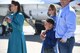 Jason Barlow and his family watch Sgt. Aaron Thompson, Utah Washington County Sheriff,  take off in a U.S. Air Force Thunderbirds jet June 22, 2018, at Hill Air Force Base, Utah. Thompson was selected to fly with the Thunderbirds as part of their Hometown Hero program. (U.S. Air Force photo by Cynthia Griggs)