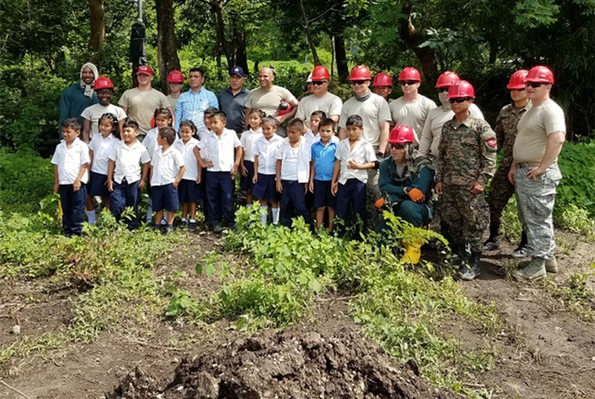 203rd RED HORSE builds school in El Salvador