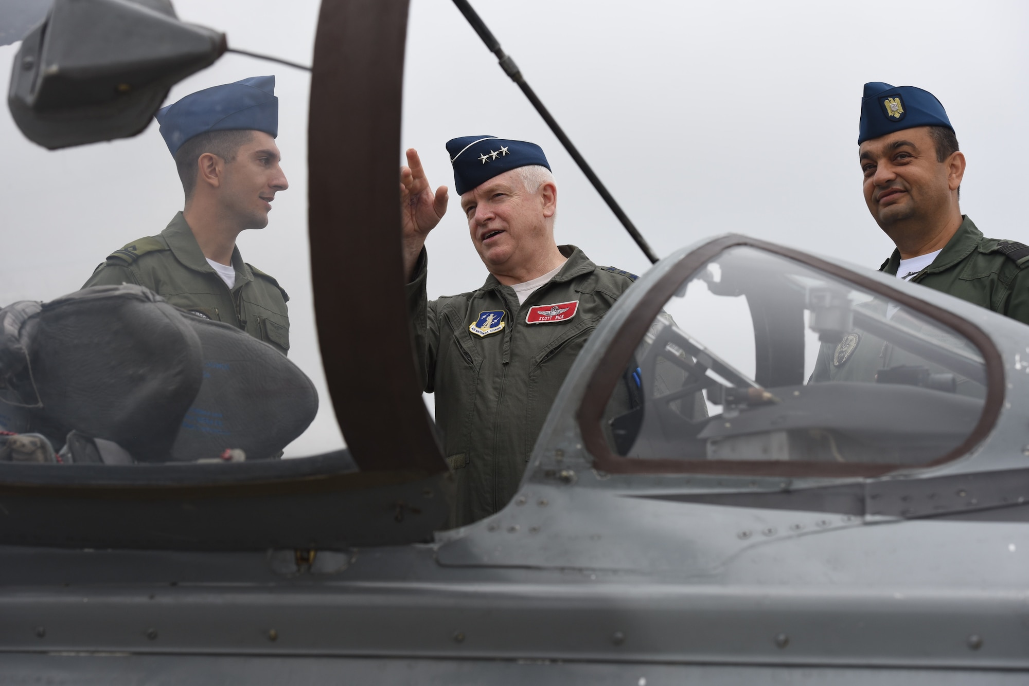 Director of the Air National Guard visits the troops