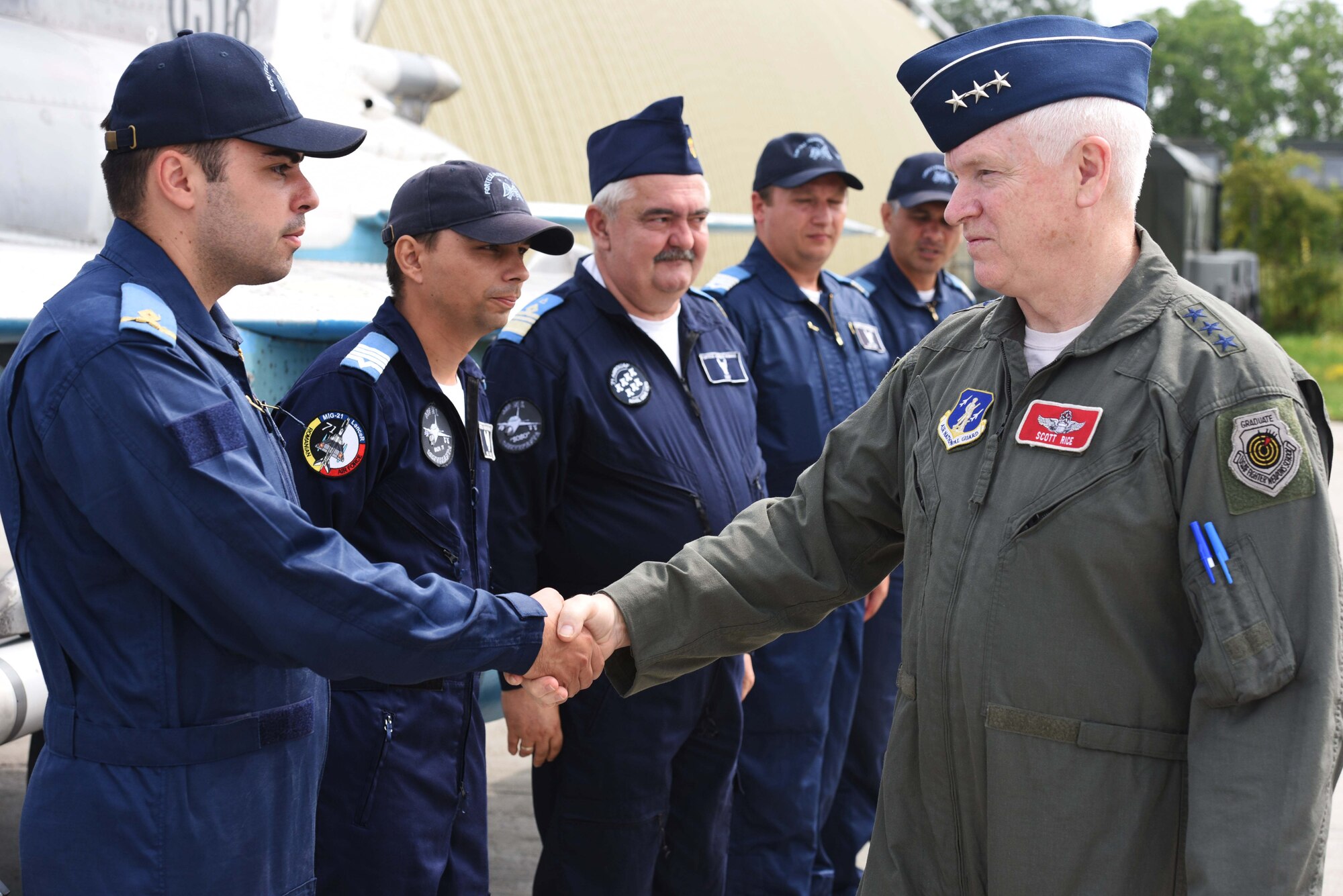 Director of the Air National Guard visits the troops