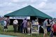 Air show fans visit the National Museum of the USAF booth at the Vectren Dayton Air Show on June 23, 2018.  (U.S. Air Force photo by Ken LaRock)