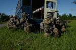 New York Army National Guard Soldiers assigned to 1st Platoon, 206th Military Police Company conduct Cordon and Search training on Fort Drum, June 15, 2018. The Soldiers were conducting their annual training with the 10th Mountain Division.