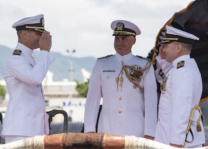 Submarine Squadron 7 Changes Hands