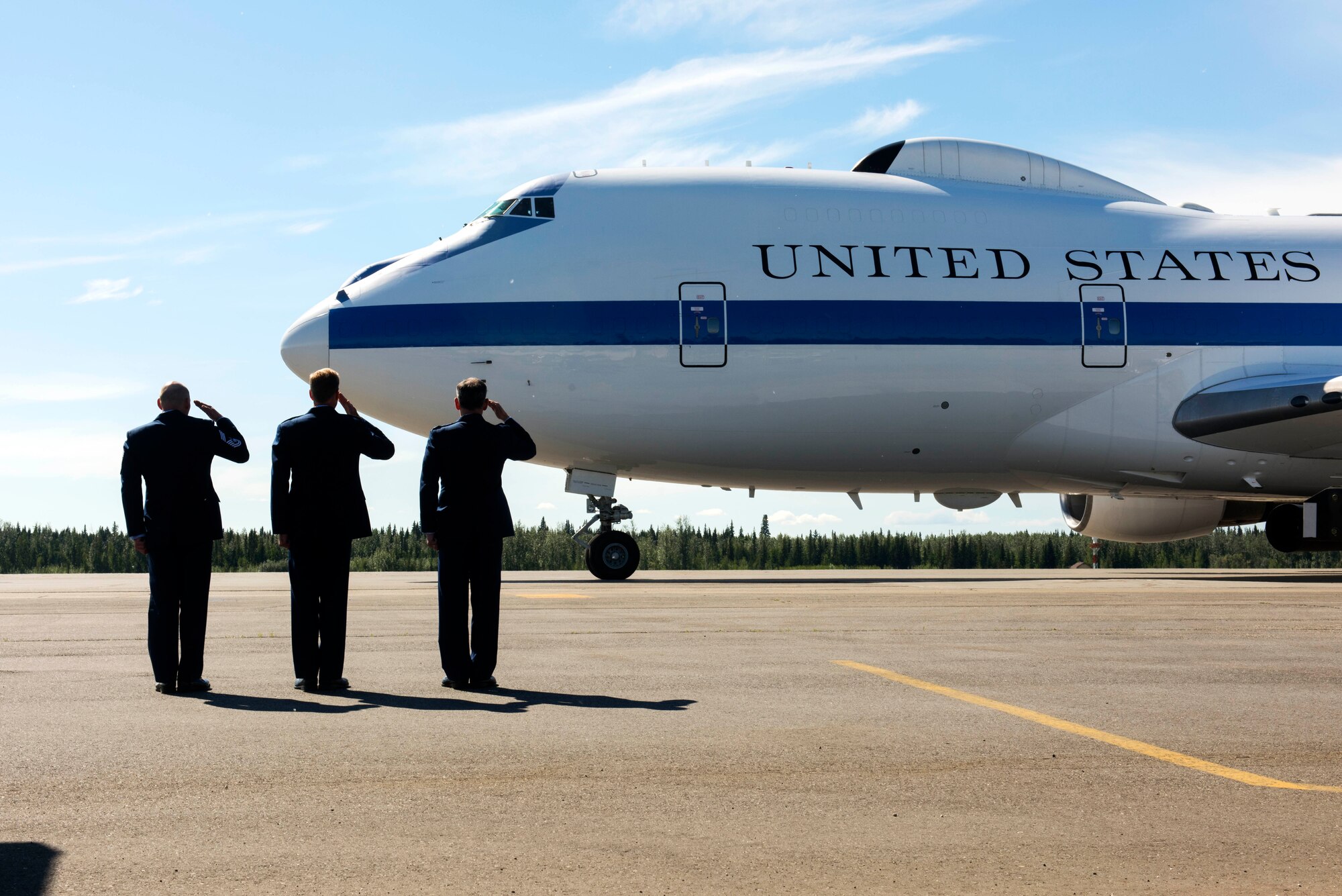 SECDEF VISITS EIELSON