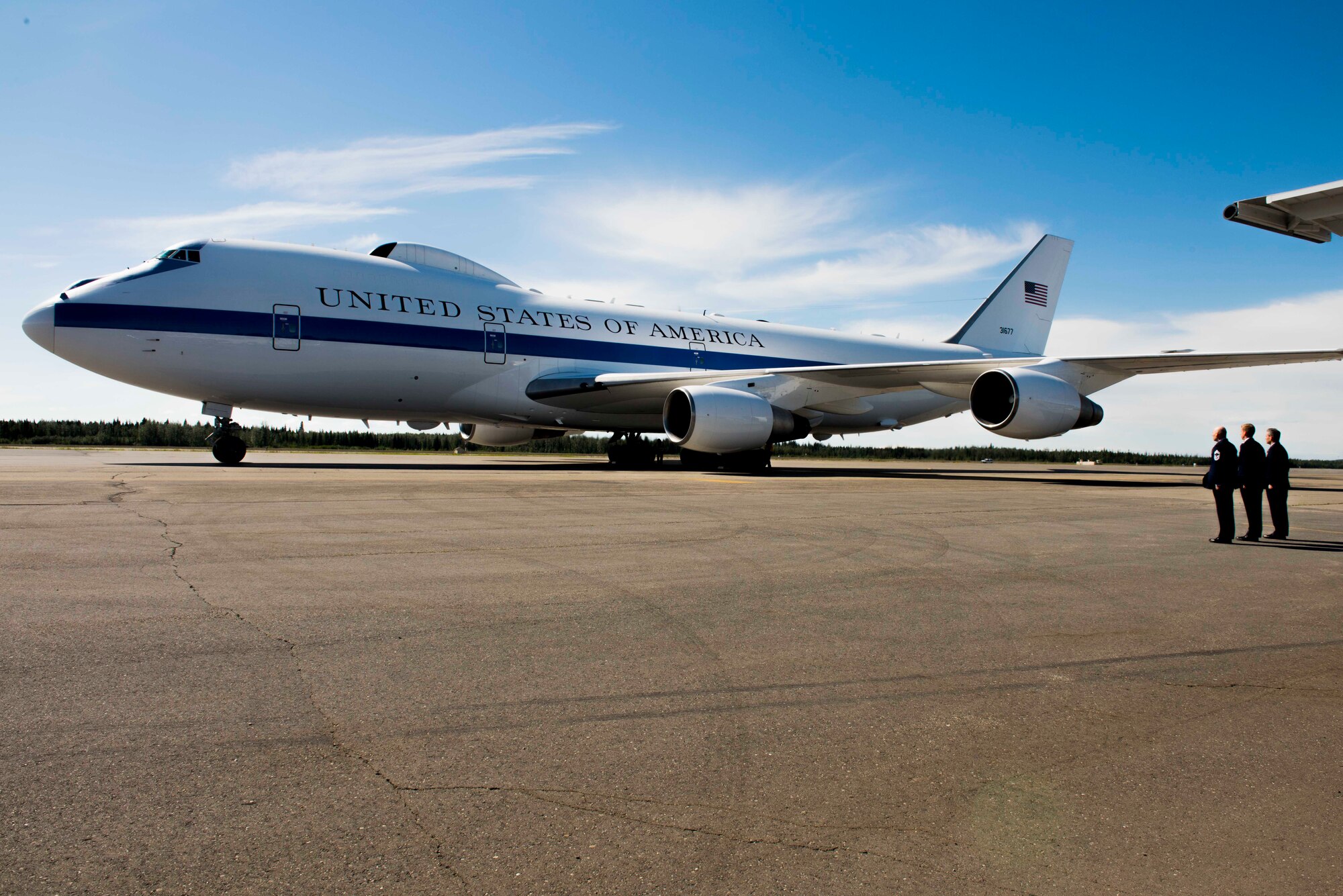 SECDEF VISITS EIELSON