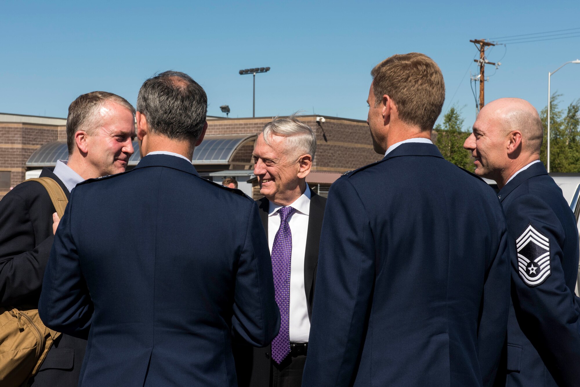 SECDEF VISITS EIELSON