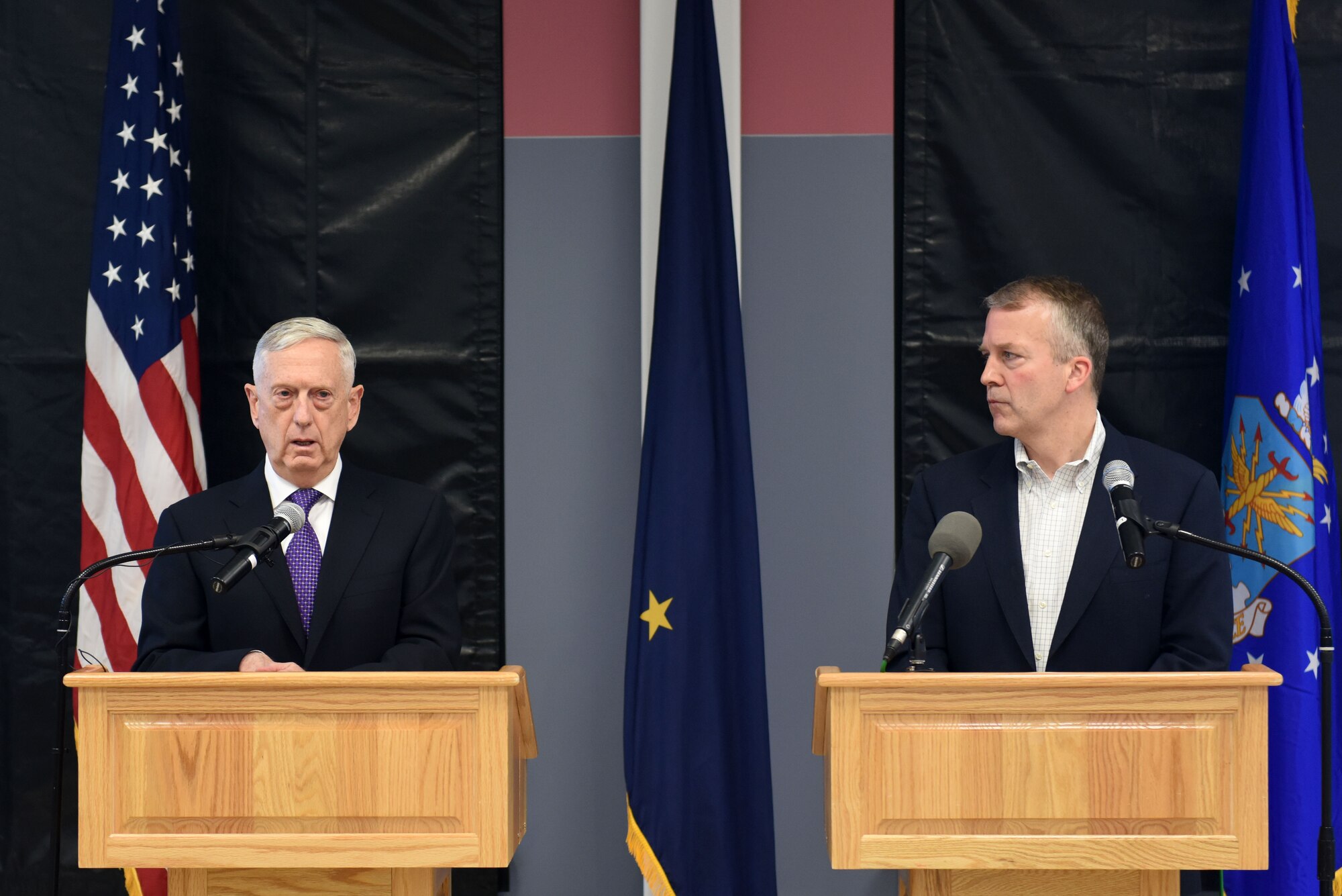 SECDEF VISITS EIELSON