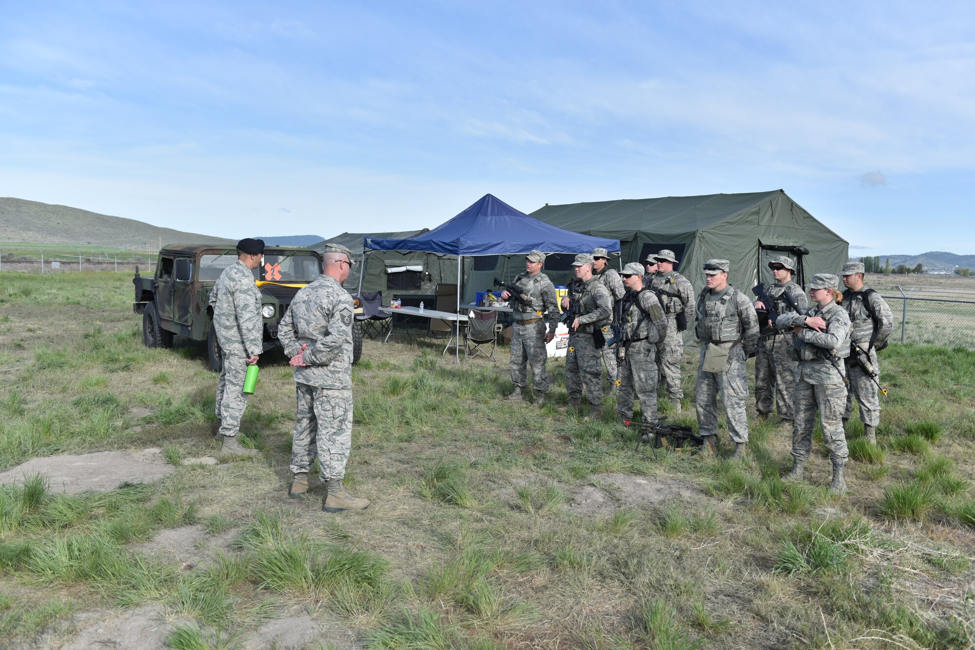 173RD SFS Trains for deployments