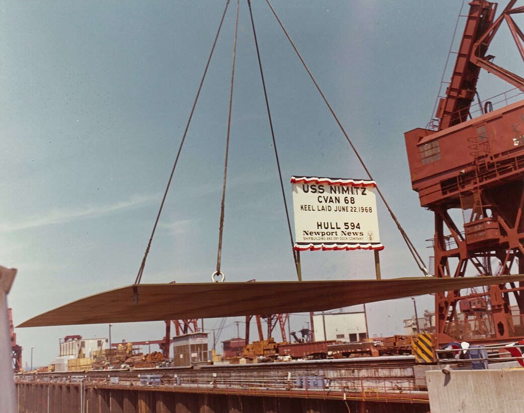 Ship's keel is lowered to dock.