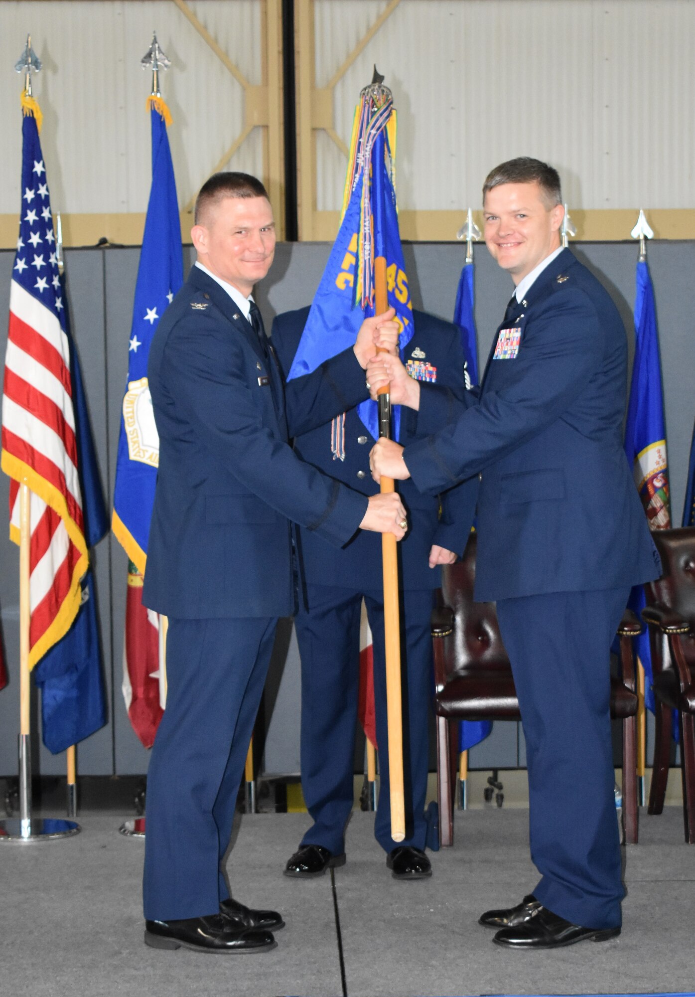 457th Airlift Squadron change of command.
