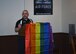 Ryan Starzky, a member of the Education and Outreach Committee with Phoenix Pride Community Foundation, shares his personal stories and experiences from within the LGBTQ community with the audience during the Pride Observation LGBTQ luncheon June 22, 2018.  Phoenix Pride’s mission is to unite, educate and engage people to support and empower the LGBTQ community and its allies. (U.S Air Force Photo by Airman 1st Class Aspen Reid)