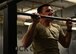 U.S. Air Force Airman Basic Cole Kramn, a Survival, Evasion, Resistance and Escape Specialist Training Orientation Course candidate, conducts a pull-up during a mock physical fitness assessment at the SERE specialist schoolhouse at Joint Base San Antonio-Lackland, Texas, March 22, 2018. Kramn, a Spokane, Washington, native, is one of about 400 candidates to come through the orientation course annually. (U.S. Air Force photo by Staff Sgt. Chip Pons)
