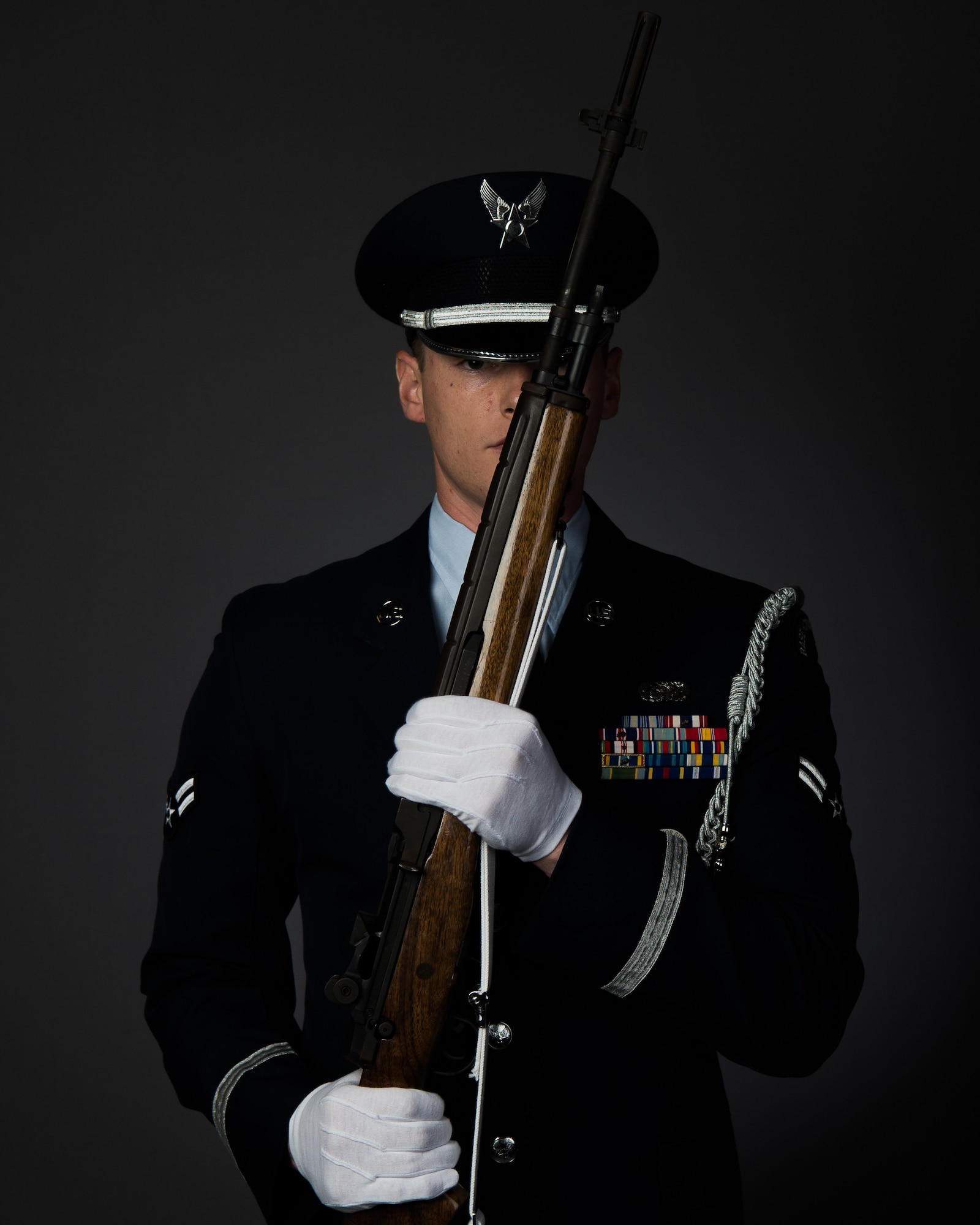 U.S. Air Force Airman 1st Class Christopher Clement, 633rd Communications Squadron communications specialist, and member of the Joint Base Langley-Eustis Honor Guard, recently travelled to Puerto Rico to perform funeral services for eight of the nine Puerto Rico National Guardsmen killed in a May 2, 2018 aircraft mishap.