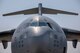 A C-17 Globemaster III assigned to the 437th Airlift Wing, sits on the flightline