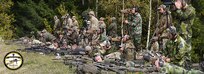 Snipers of all participating countries zero their weapons during the European Best Sniper Squad Competition at the 7th Army Training Command’s Grafenwoehr training area, Germany, Sept. 24, 2017.