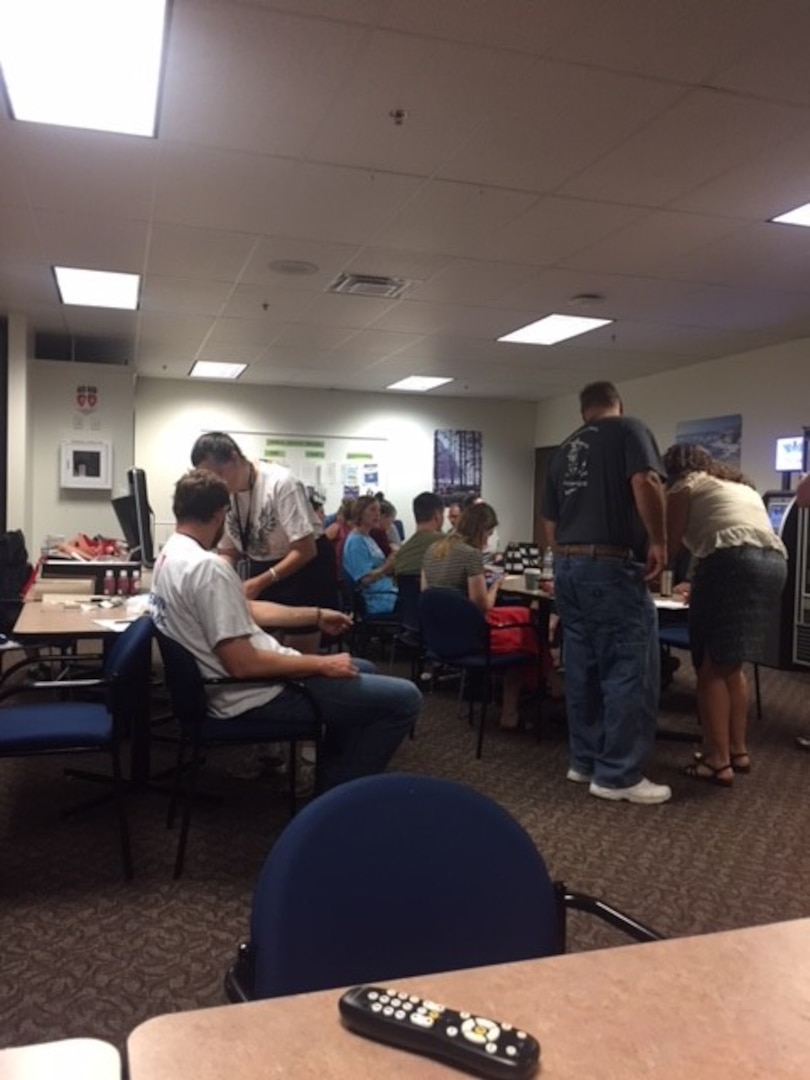 Active Shooter volunteers are prepped and briefed for the Exercise on June 21, 2018.