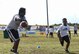 People doing football drills