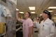 Col. Joseph DuBose, trauma surgeon and director of the Center for the Sustainment of Trauma and Readiness Skills (C-STARS) Baltimore, and Master Sgt. Shane Patterson, a respiratory therapist and superintendent of C-STARS Baltimore, receive a report on an incoming patient at the Trauma Resuscitation Unit (TRU) at the University of Maryland Medical Center, Baltimore, June 13, 2018. The U.S. Air Force’s C-STARS Baltimore program partners with the R Cowley Shock Trauma Center at the University of Maryland Medical Center to ensure medical Airmen train on the latest trauma care techniques. These techniques prepare medical Airmen to treat trauma patients in a deployed setting. (Courtesy photo)