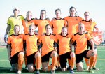 The Netherlands Women's Football Team shown here before their match against China as elite military soccer players from around the world compete for dominance at Fort Bliss’ Stout Field June 22 - July 3, 2018 to determine the best of the best at the 2018 Conseil International du Sport Militaire (CISM) World Military Women’s Football Championship. International military teams squared off to eventually crown the best women soccer players among the international militaries participating. U.S. Navy photo by Mass Communication Specialists Second Class Jymyaka Braden (Released).