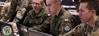 U.S. Army and Polish Army Soldiers work together as they participate in Allied Spirit VIII at 7th Army Training Command, Jan. 24, 2018. Allied Spirit VIII includes approximately 4,100 participants from 10 nations, Jan. 15-Feb. 5, 2018. Allied Spirit is a U.S. Army Europe-directed multinational exercise series designed to develop and enhance NATO and Key partner's interoperability and readiness. (U.S. Army photo by Staff Sgt. David Overson)