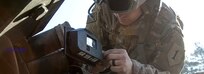 Pvt. Tyler Player, an infantryman assigned to 1st Battalion, 63rd Armor Regiment, 2nd Armored Brigade Combat Team, 1st Infantry Division, Fort Riley, Kansas, installs Multiple Integrated Laser Engagement System (MILES) gear to a M2 Bradley fighting vehicle at Grafenwoehr, Germany in preparation for a field exercise during Combined Resolve X, April 10, 2018. The goal of Combined Resolve is to prepare forces in Europe to work together to promote stability and security in the region. (U.S. Army photo by Spc. Dustin D. Biven / 22nd Mobile Public Affairs Detachment)