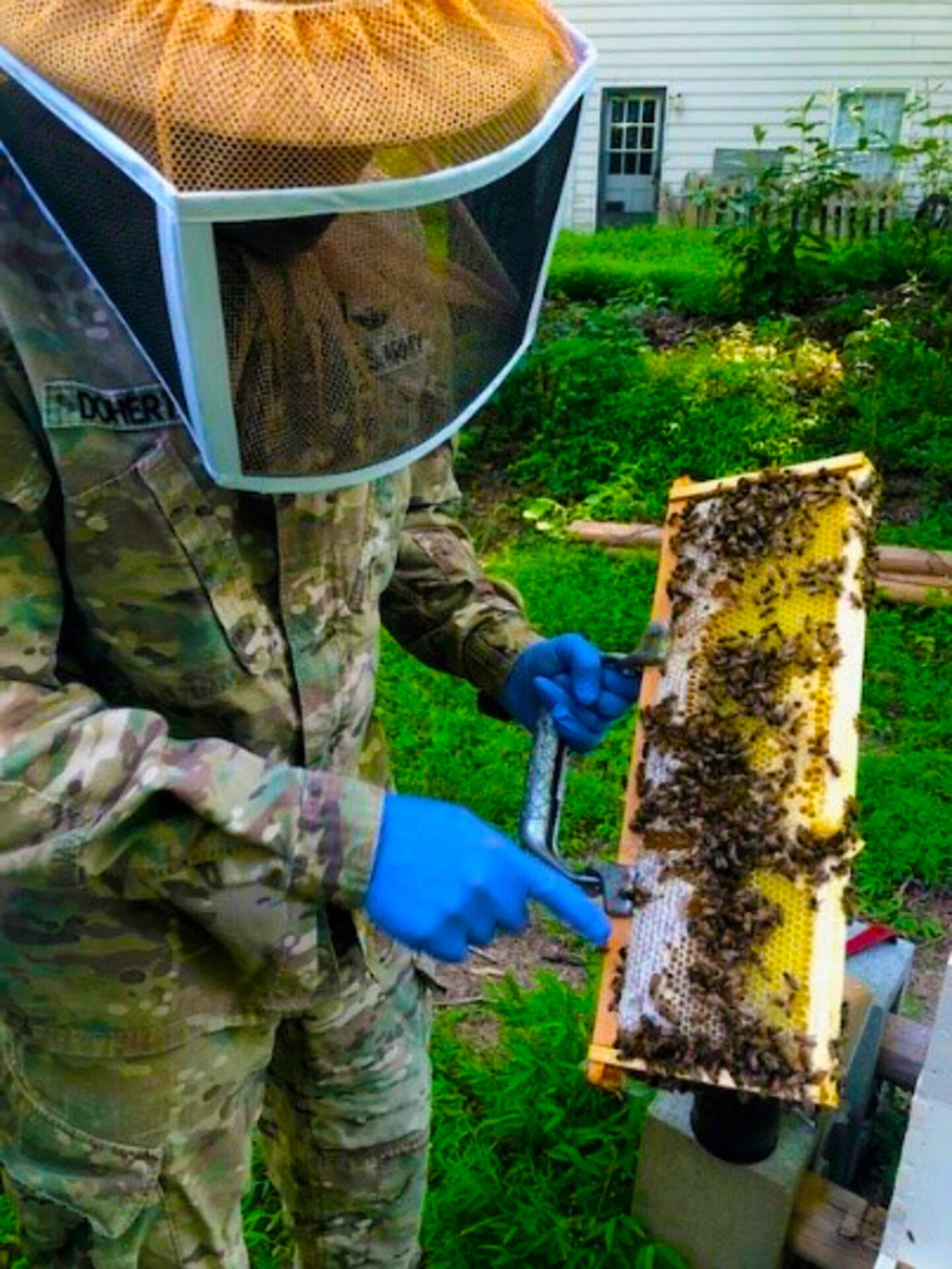 “Bee” cause team work helps soldiers