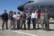 U.S. Air Force commanders from RAF Mildenhall and their honorary commanders pose for a photo in front of a U.S. Air Force KC-135 Stratotanker during Honorary Commanders Day at RAF Mildenhall, England, June 26, 2018. The Honorary Commanders’ program brings together dignitaries and leaders from the local community in an effort to foster community relations for the base, by assisting commanders with networking in the surrounding areas. (U.S. Air Force photo by Airman 1st Class Benjamin Cooper)